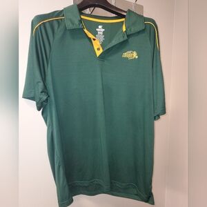 Colosseum NDSU XXL Green Polo Shirt EUC